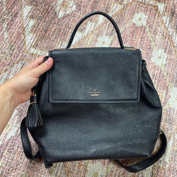 Kate Spade Kingston Drive Simona Backpack in Black - Picture 1 of 7